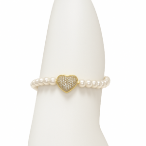 BRACCIALE CON PERLE IN ARGENTO