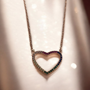 Collana in argento rose'