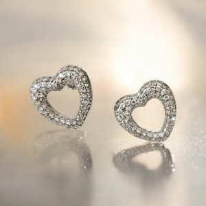 Orecchini "cuore" in argento