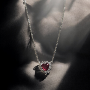 Collana " cuore  " in argento