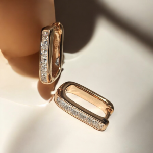 Orecchini in argento rose '