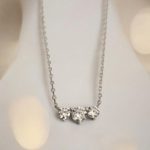 Collana "trilogy " in argento