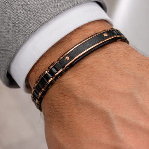 Bracciale uomo acciaio