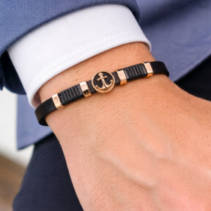 Bracciale uomo caucciù