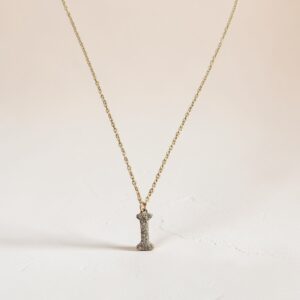 Collana Rebecca in oro 18kt con lettera " I "