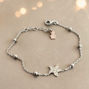 Bracciale Nanan bambina in argento 925 con stella centrale