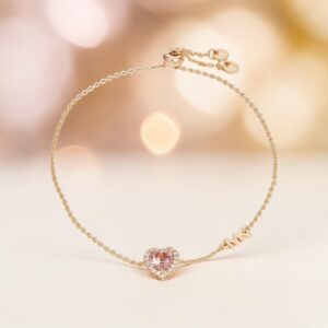 Bracciale "Michael Kors " arg rose' con cuore