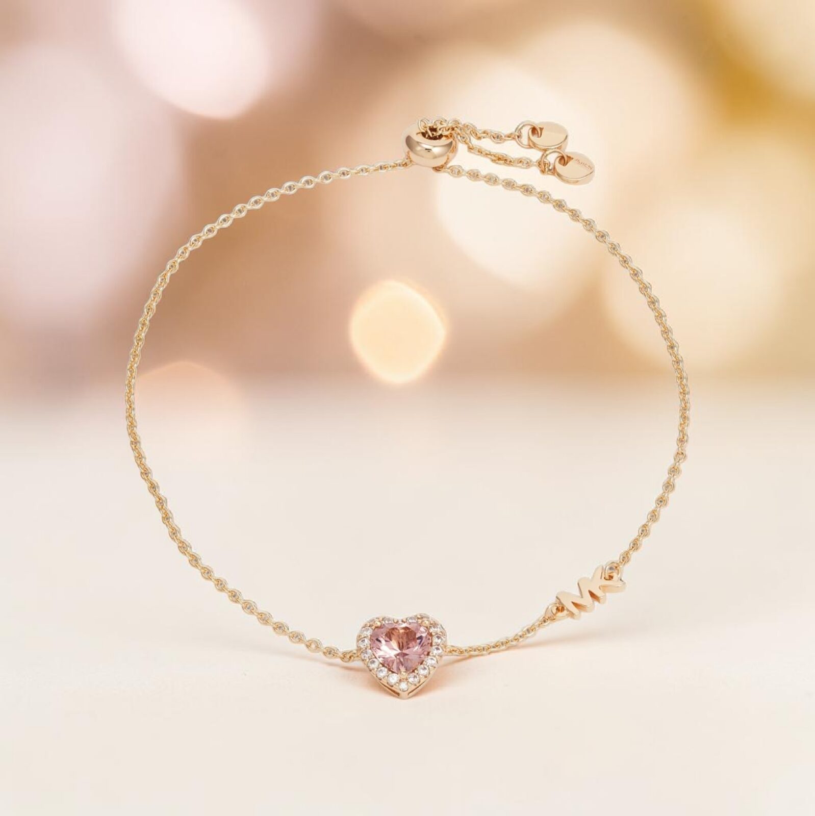 Bracciale "Michael Kors " arg rose' con cuore