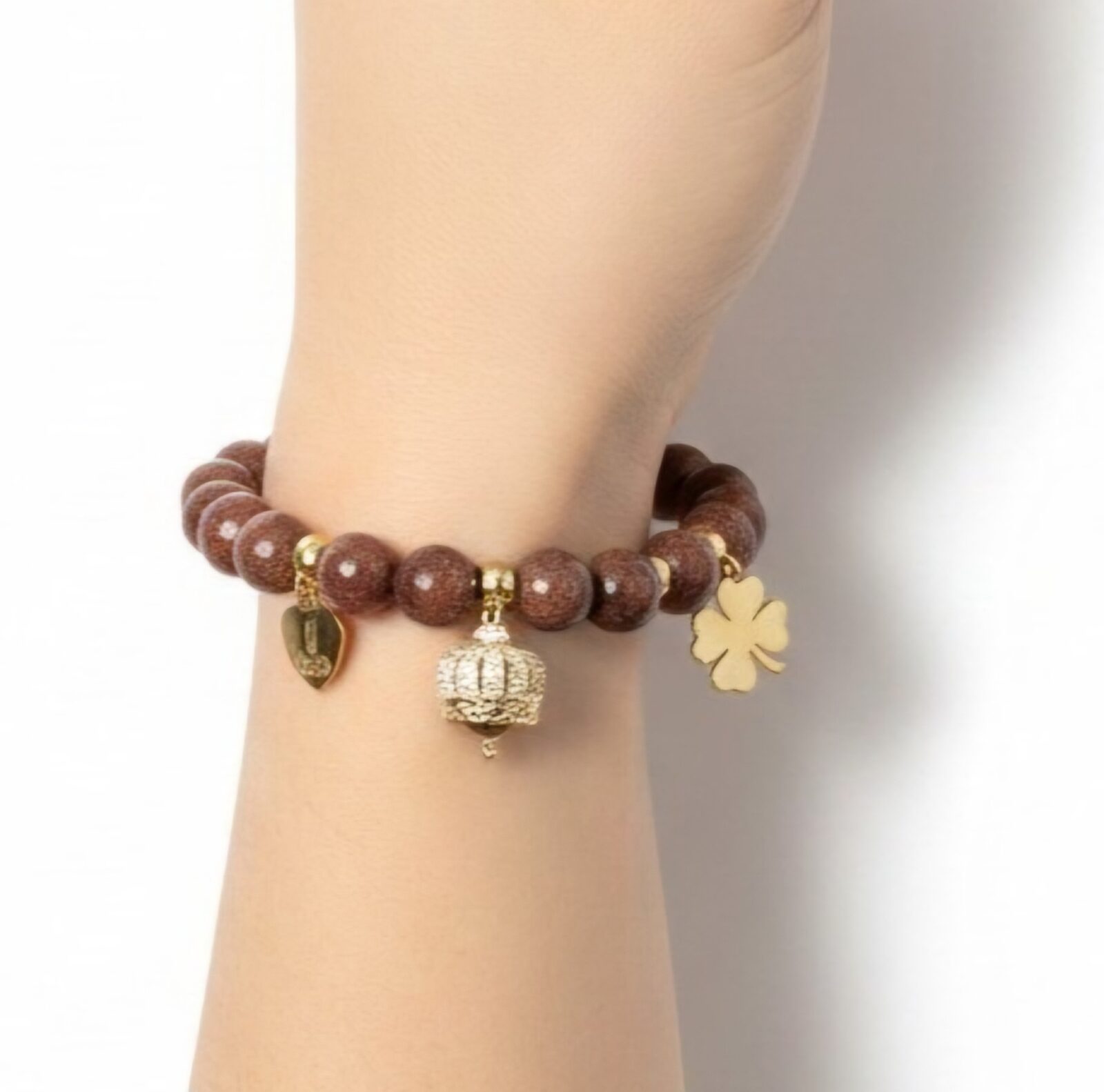 Bracciale " Karà " con pietre naturali Gold Stone - immagine 3
