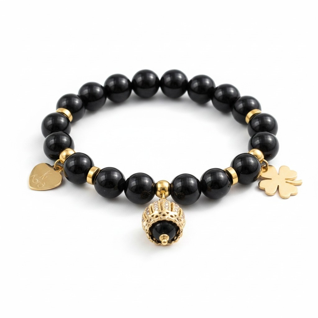 Bracciale "Karà " con pietre naturali Onice